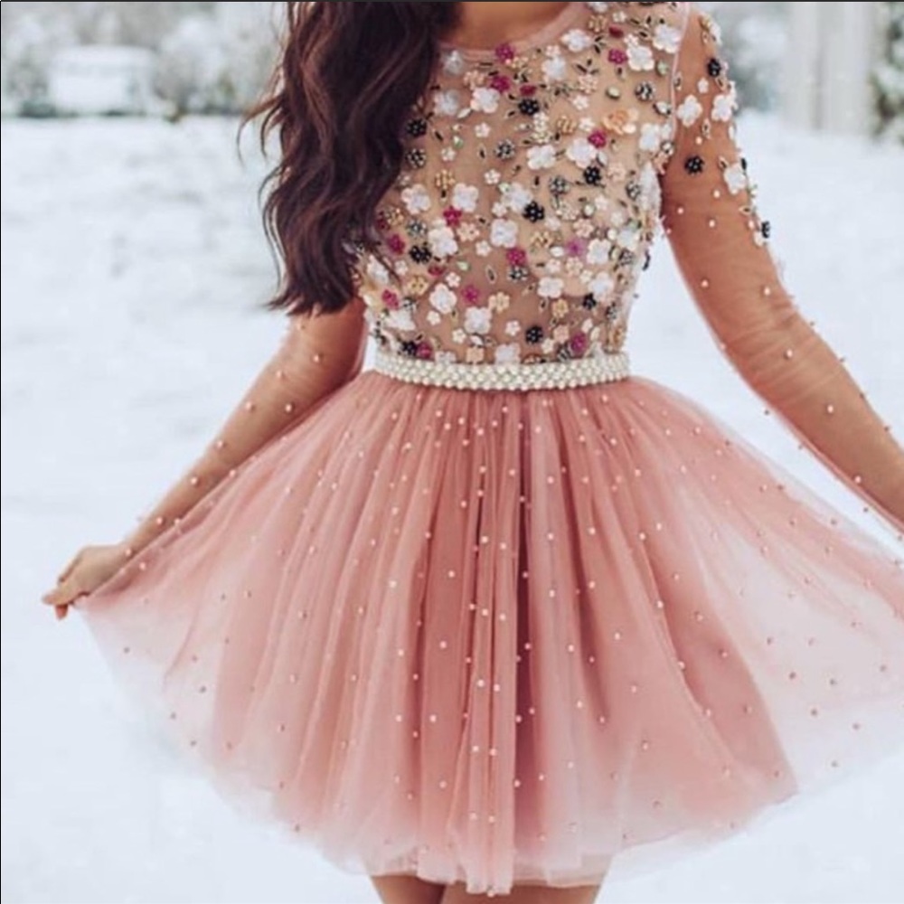 Jovana Petkovic Pink Jasmine Dress